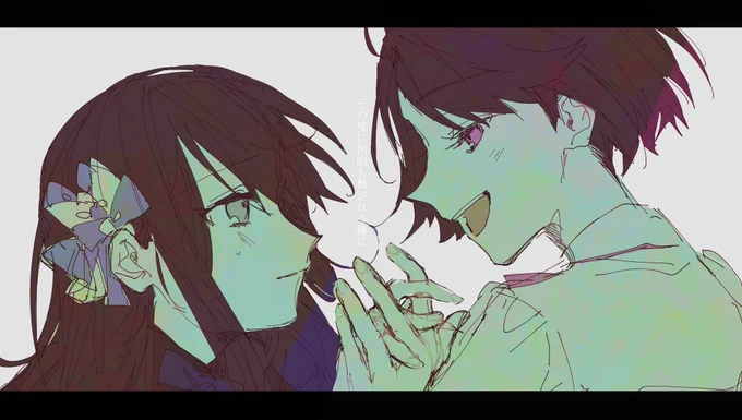 イチマツさんのタグ企画 #自創作女子イラストフェス01 に参加します!!2ツイートめです!!少し暗い画面のものをまとめてみました〜! 