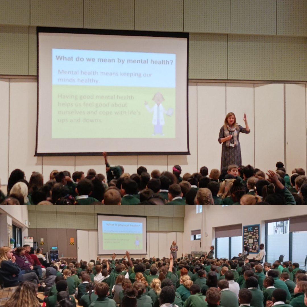 AlbionPrimary's tweet photo. This week we are talking about taking care of our Mental Health in recognition of Mental Health Day. 
#APSassembly
#APSmentalhealth https://t.co/gwgGMtHQUz