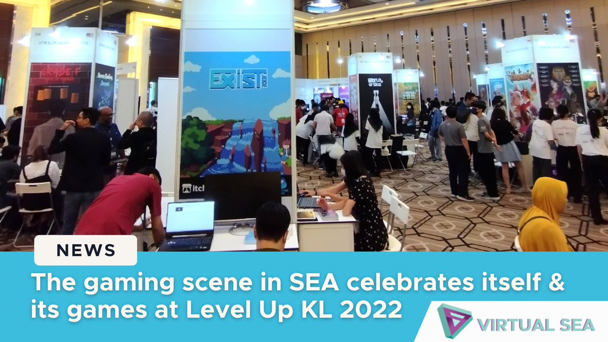 VirtualSEAsia's tweet photo. Everything about the winners of the SEA Game Awards, the most exciting talks, and which games from SEA were playable at #LevelUpKL2022!

https://t.co/2n75ZMo8Ll

#GamesfromSEA #Malaysia #SEA #SEAGameAwards2022 https://t.co/5CKXq9RdvJ