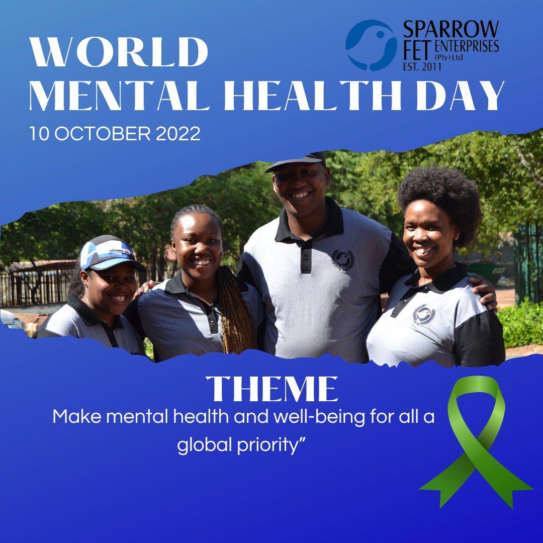 SparrowFET's tweet photo. Sparrow FET  Wellness department takes this opportunity to reflect on how we ought to care for students during World Mental Health Day and going forward, Our students' mental state is of the utmost importance to us. https://t.co/MkkvRup6qh
