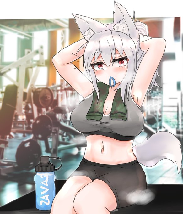 トレーニング上がりのマチルダちゃん!
#イラスト 