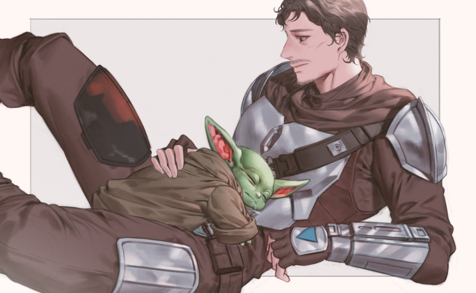 그려보고 싶엇던,,
#Mandalorian