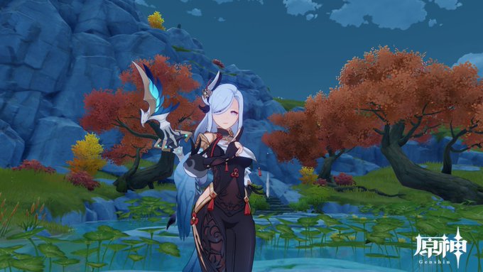 今回のイベント槍、申鶴にめっちゃ似合うな? 