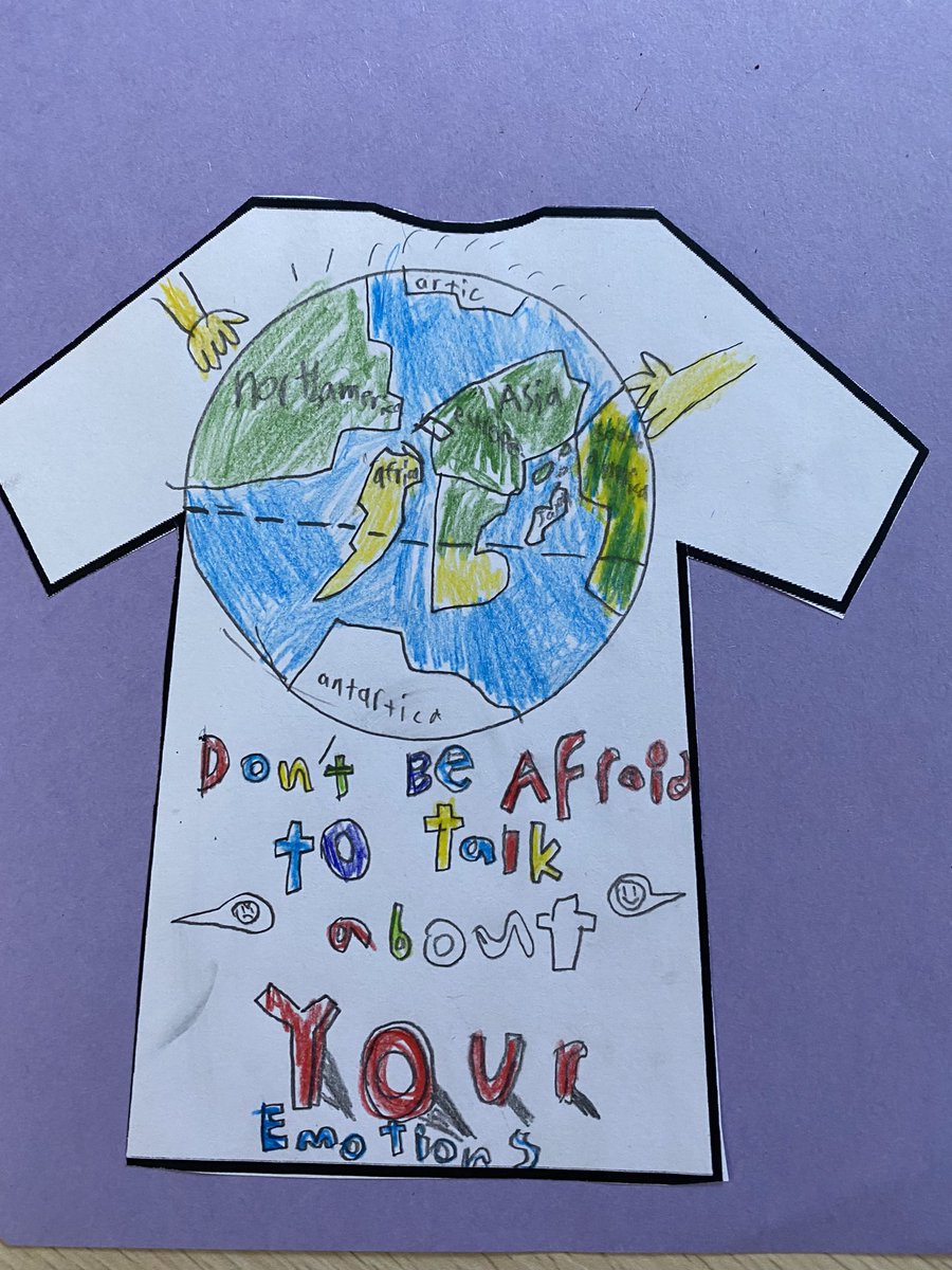 educatorrichie's tweet photo. Today in class we discussed the importance of being caring and taking care of our mind and how we can stay mentally healthy. Students designed a positive affirmation t-shirt  to promote positive thinking and advertise World Mental Health Day. #WorldMentalHealthDay #MyCISB https://t.co/mRRYoe6ZCx