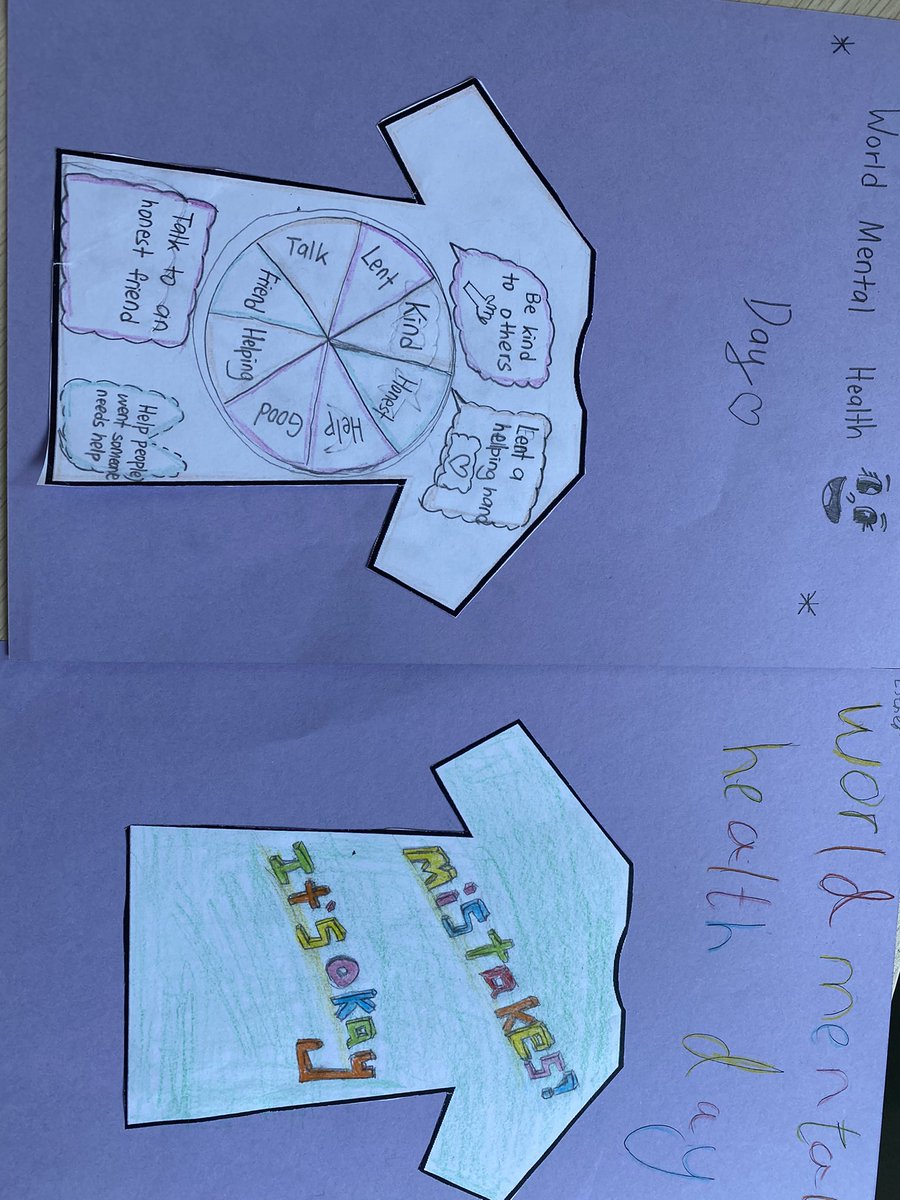 educatorrichie's tweet photo. Today in class we discussed the importance of being caring and taking care of our mind and how we can stay mentally healthy. Students designed a positive affirmation t-shirt  to promote positive thinking and advertise World Mental Health Day. #WorldMentalHealthDay #MyCISB https://t.co/mRRYoe6ZCx