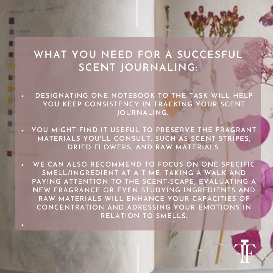 FragranceFDN_UK's tweet photo. With today marking #WorldMentalHealthDay , we reflect on the role #olfaction and #fragrance play in our wellbeing.
#scentjournaling is a perfect recommended exercise for mood boosting, improving olfactory vocabulary and concentration. 

#fragrance #sotd #mentalhealth #perfumes https://t.co/L2sROFzGns
