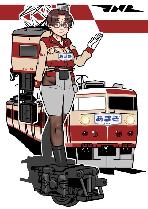 #繋がらなくていいから俺の擬人化を見てくれ
鉄道開業150周年イヤー特別大放出。 