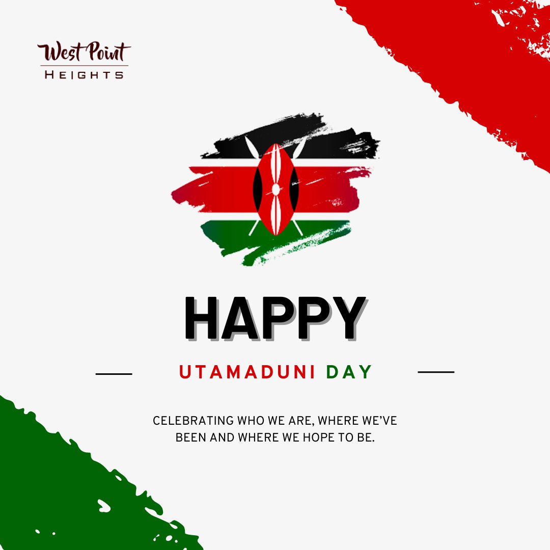 WestpointHeight's tweet photo. Happy Utamaduni day to all Kenyans! Let us celebrate who we are, where we’ve been and where we hope to be. #UtamaduniDay https://t.co/KX2B5aErON