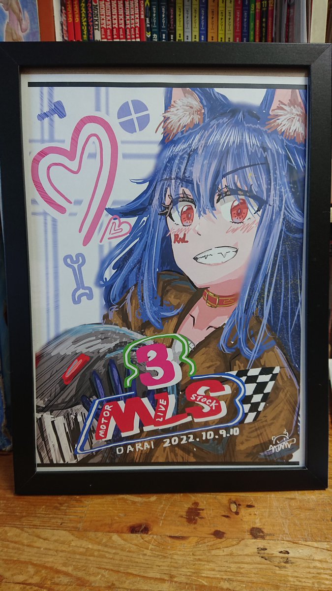 misorasho's tweet photo. 頂いたり買わせて頂いた物とか。
ハム助ライダーさんの描いたモトダライコ イラスト(MLS3限定)も入手できました😊
ムギちゃんフィギュアはジェームズにあげようと思います。
#MLS3 https://t.co/fx0Jb7SLqp