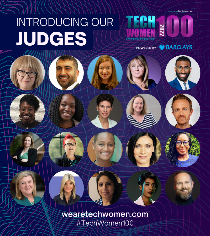 20 MINUTES to go until we announce this year's #TechWomen100 Winners 🥳

THANK YOU for helping us reach 34,000 VOTES of support and to our judges who selected this year's shortlist, motivated by their passion for inspiring future #womenintech 🙌🏽 

bit.ly/TW22xJudges