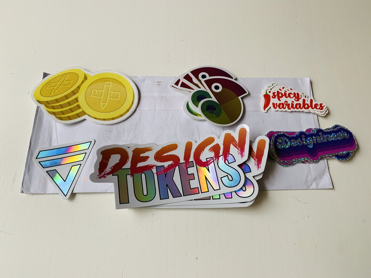 areaweb's tweet image. I got mail! 🤩 🌈 #DesignTokens #SpicyVariables #StyleDictionary #Designineer