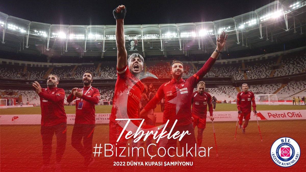 𝙏𝙚𝙗𝙧𝙞𝙠𝙡𝙚𝙧

#BizimÇocuklar 2022 Dünya Kupası Şampiyonu.