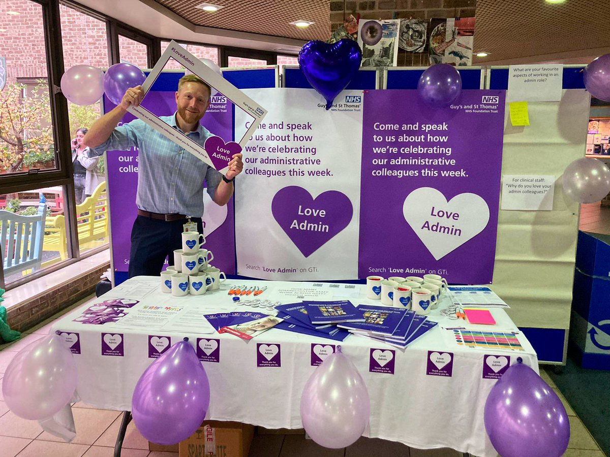 RachelBurnham's tweet photo. 💜HAPPY LOVE ADMIN WEEK💜

A week to recognise and show our gratitude to our admin and clerical teams who are the absolute backbone of our work to support clinical teams and patients

#LoveAdmin @GSTTnhs https://t.co/MWEKdcjOpZ