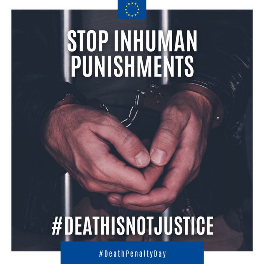 Always wrong. At all times. In all places. And in all circumstances. #WorldDayAgainstTheDeathPenalty #DeathIsNotJustice #AbolishDeathPenalty