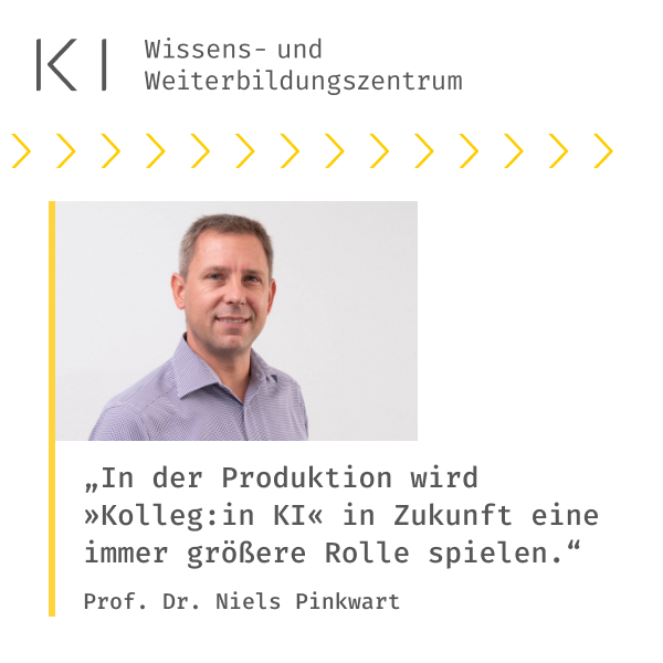 Land_der_Ideen's tweet photo. Prof. Dr. @npinkwart ist Projektleiter des KI Wissens- und Weiterbildungszentrums am @DFKI und beantwortet im Interview die wichtigsten Fragen zum Einsatz von #KI im #Mittelstand: https://t.co/OQiVv8acyG @BMAS_Bund @ddn_netzwerk #KIWW #KMU https://t.co/Ii7XsJ1iTd