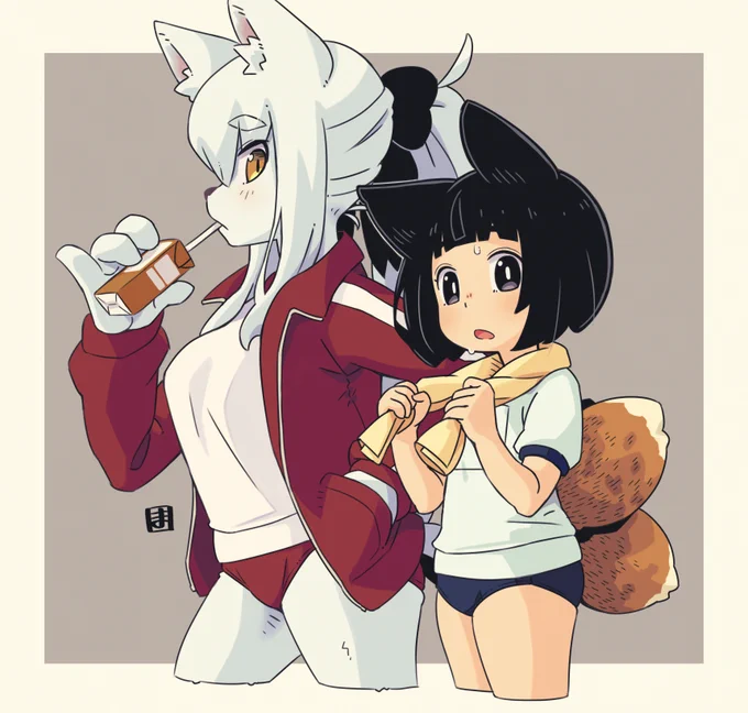 スク水とバニスーは割りと定期的に描いてるのだけど、ここ最近ブルマ姿は描く頻度落ちてきてるのよね(再 