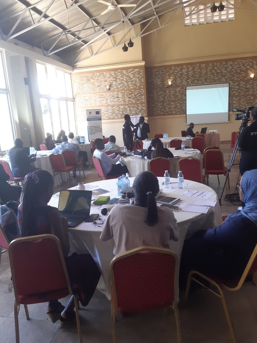 This week, through phase 1 of @NipnOpm, we are building capacity of @GovUganda Communications Officers and policy analysts in data visualization. Basing on nutrition data, the training will equip participants with different data visualization tools so as to communicate better.