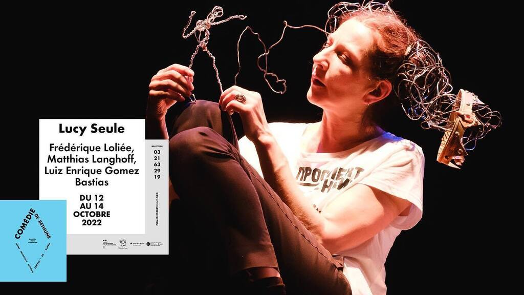 comedie_bethune's tweet photo. Lucy Seule
du 12 au 14 octobre
au Studio-théâtre place du maréchal Foch à Béthune
#theatre #bethune #cdn #hautsdefrance #lille #art #nord #pasdecalais #centredramatiquenational #artsvivants #artdelascene #spectacle #spectaclesvivants https://t.co/mIIoGx3qQL https://t.co/iQ7E4qZ53q