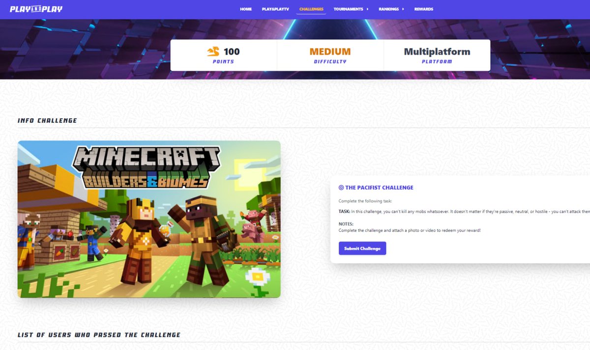 PlayAndPlay7's tweet photo. Hi guys, on Play and Play you can find new Minecraft challenges, what are you waiting for to sign up?
We are waiting for you! https://t.co/UhqQCGYZim