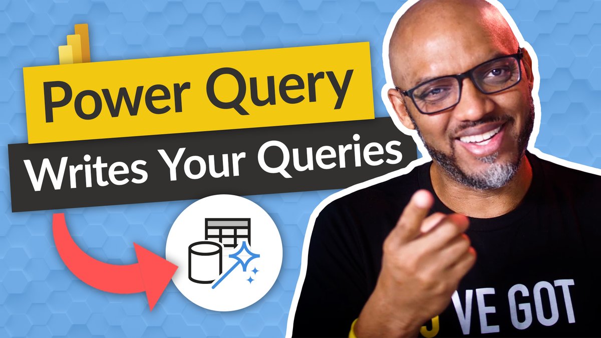 GuyInACube's tweet image. We tell you to push your transformations upstream as much as possible. But you don&apos;t know how to write #SQL. That&apos;s ok, let #PowerQuery do it for you to move your project forward. @PatrickDBA shows you how! #PowerBI

Watch on YouTube - guyinacu.be/pqsql