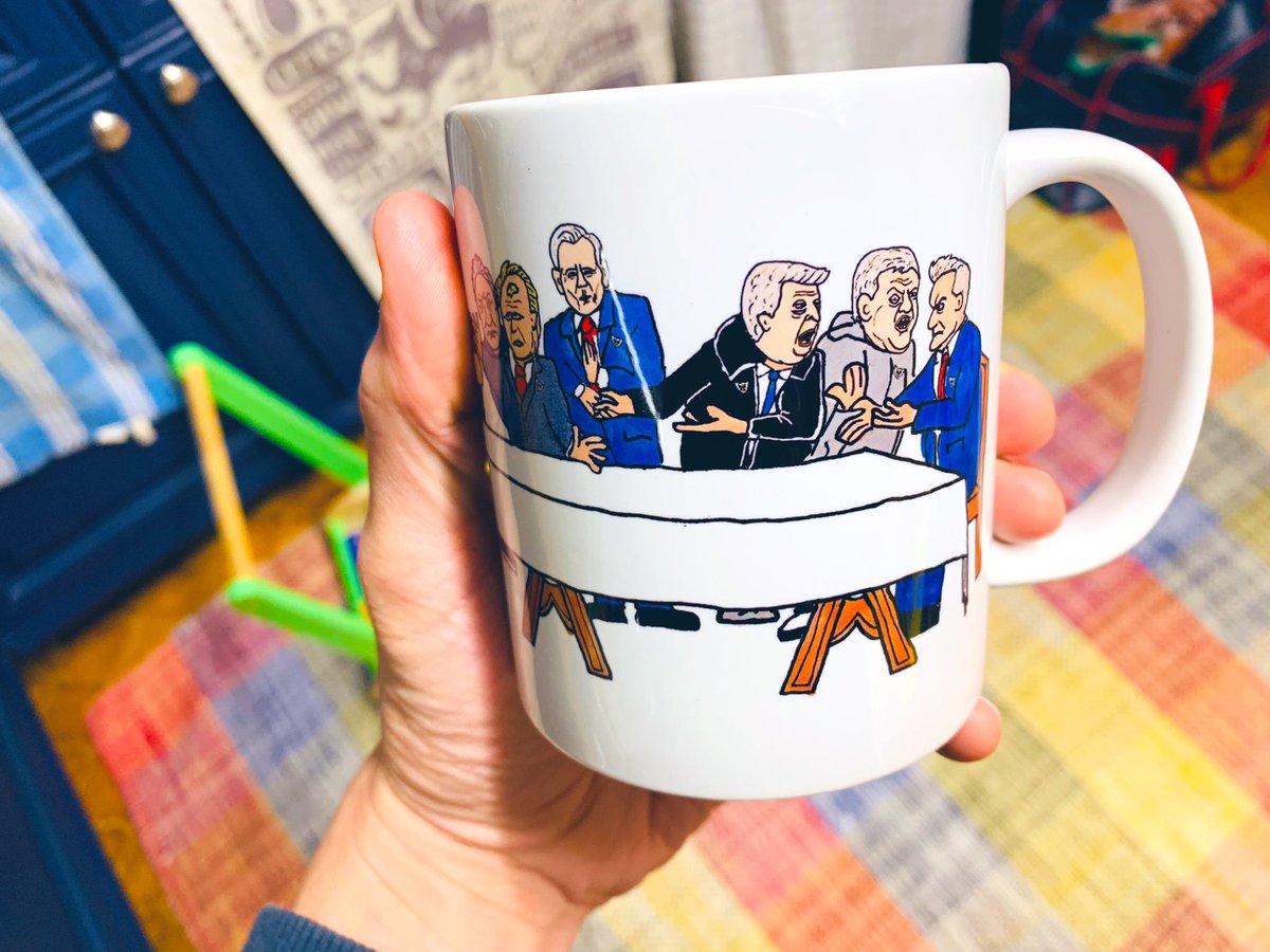 Let's commemorate Steve Bruce's latest lucrative sacking with a quick competition: win a wonkily drawn British Managers' Lunch Club x Da Vinci's Last Supper mug.

RT to enter and we'll give one away. Ta. x