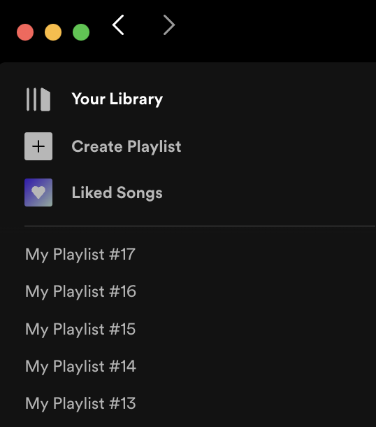 Ax38's tweet photo. Infuriating UX. I get that @Spotify want's to push playlists, but I just want to access my library. https://t.co/LNwYJ0Vsbp