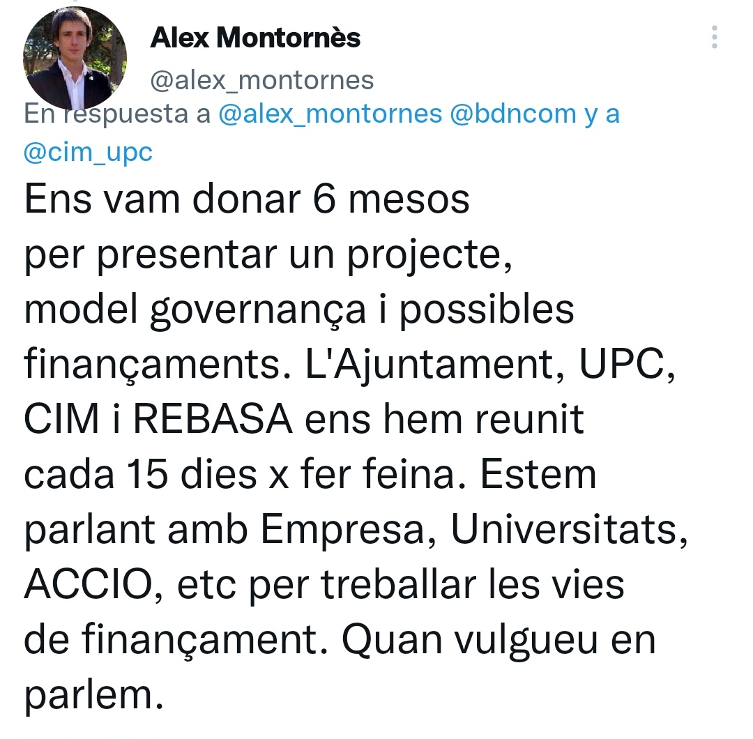 dpani1994's tweet photo. En abril se dieron 6 meses para encontrar financiamiento y aún NO tenéis nada. Os quedan 2 semanas⌛ #Badalona #teamBadalona #apurando @guijarroruben @alex_montornes @manelsoar https://t.co/s8OY3pkIr5