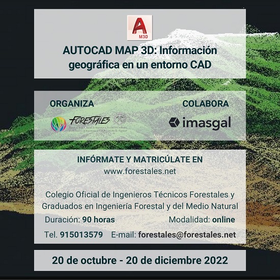 IngForestal50's tweet photo. Aún estás a tiempo de matricularte en el CURSO ON-LINE DE AUTOCAD MAP 3D: INFORMACIÓN GEOGRÁFICA EN UN ENTORNO CAD. Comienzamos próx. 20 oct. #AutoCAD #Map3D #entornocad
MÁS INFORMACIÓN Y DETALLES EN:
https://t.co/BKYXTbvn8N
jueves https://t.co/zo1zyqh0rB