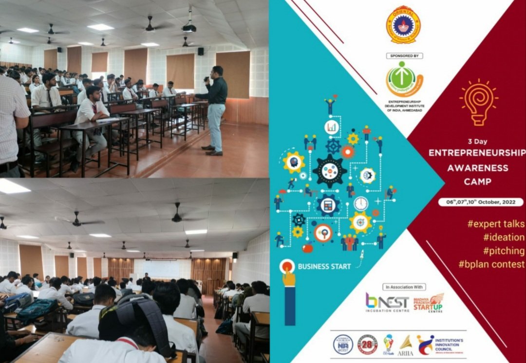 bnestbpl's tweet image. Session on &quot;Idea Validation&quot; by B-NeST incubation centre official Mr. Sankalp Shrivastava on 10th Oct&apos;22 during &quot;3 Day Entrepreneurship Awareness Camp&quot; sponsored by EDII, Ahmedabad in association with #B_NeST &amp;amp; MP Startup, Bhopal.
#StartUps #experTalks #Ideation #B_Plan_contest