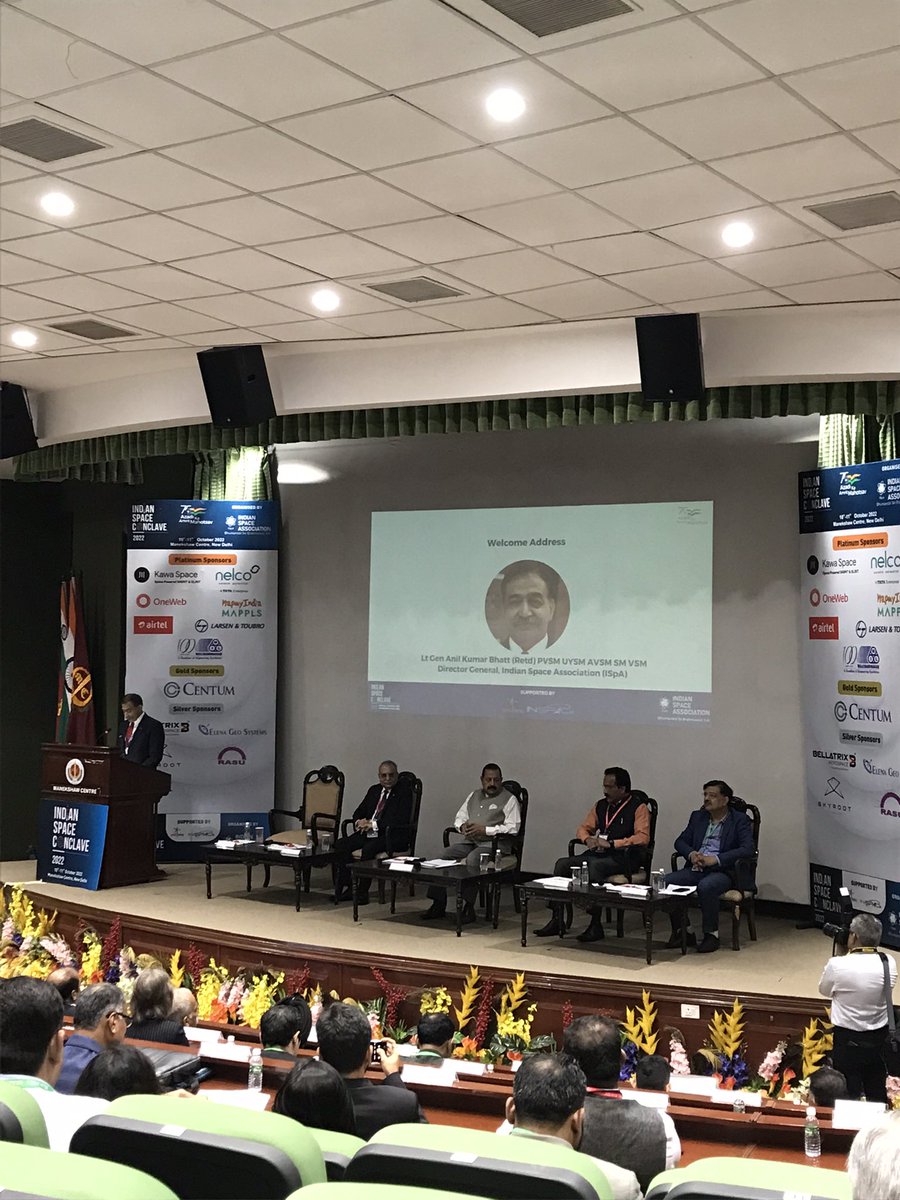 Congratulations <a href="/ISpA_India/">ISpA - Indian Space Association</a> on completing one year of providing voice to the Indian #spacetech industry. Best wishes to <a href="/akbin90/">anil bhatt</a> and entire #ispa leadership for future. #firstfoundationday #IndianSpaceAssociation