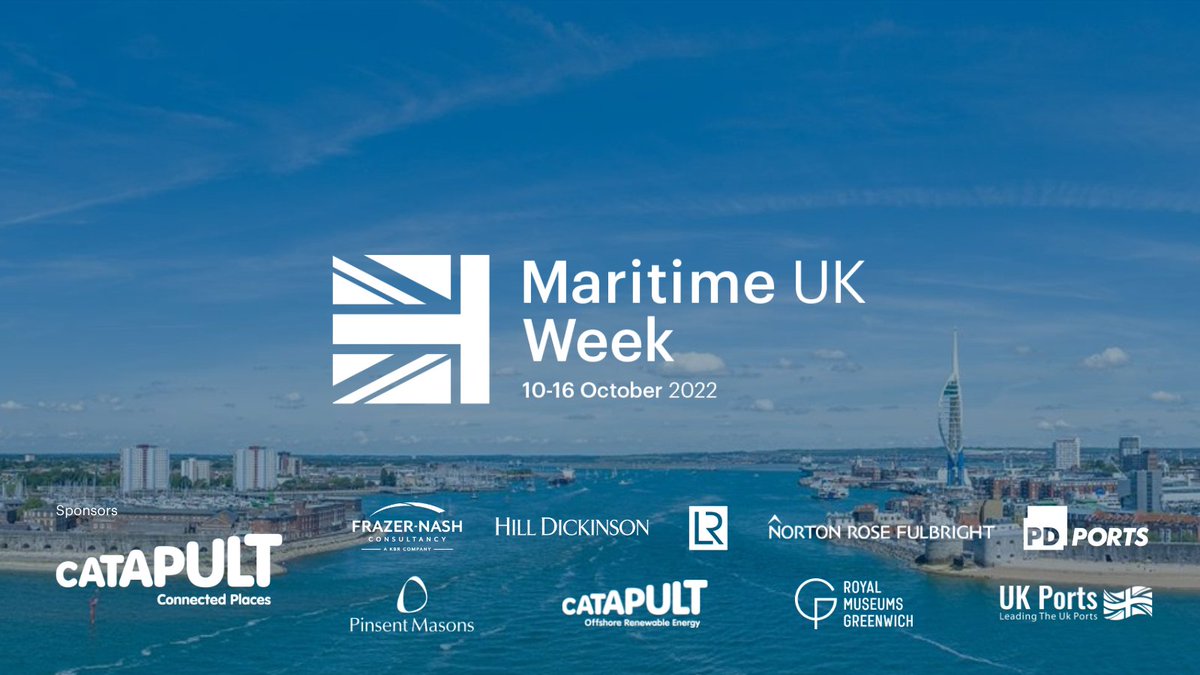 Looking forward to a jam-packed #MaritimeUKWeek22 encompassing all aspects of the #maritimeindustry inc. #nextgenmaritime technology, decarbonisation, #maritimeautonomy, #smartshipping + skills. See how we help #maritime sector achieve its #nextgen goals @ seabotmaritime.com