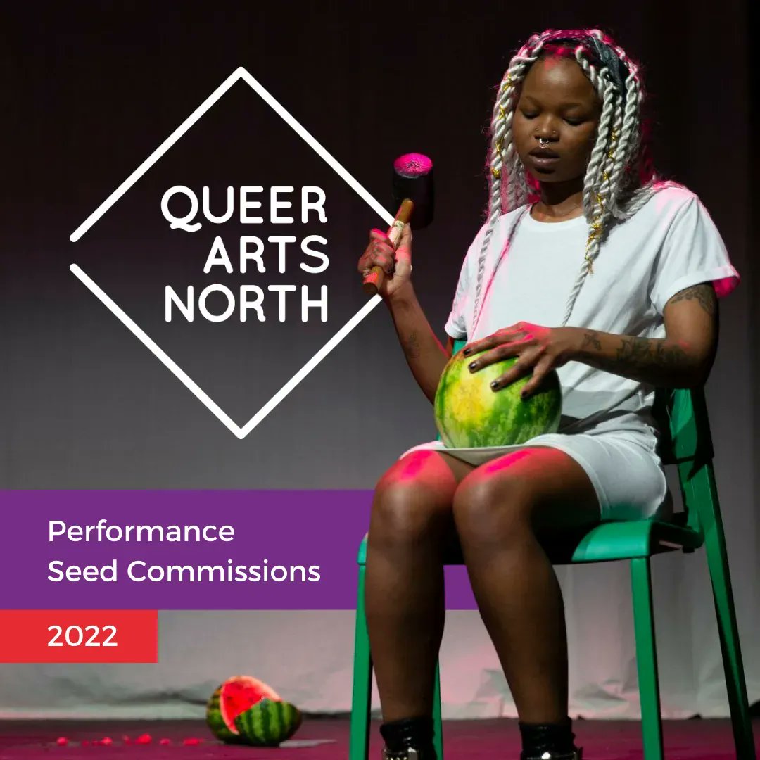 📣 Big Announcement for LGBTQIA+ artists, creatives and companies of the North! 📣 @queerartsnorth have two performance seed commissions of £1,000 each to support the development of a new idea. Deadline: 21 October, 12noon. More info/apply: buff.ly/3RL0KH5