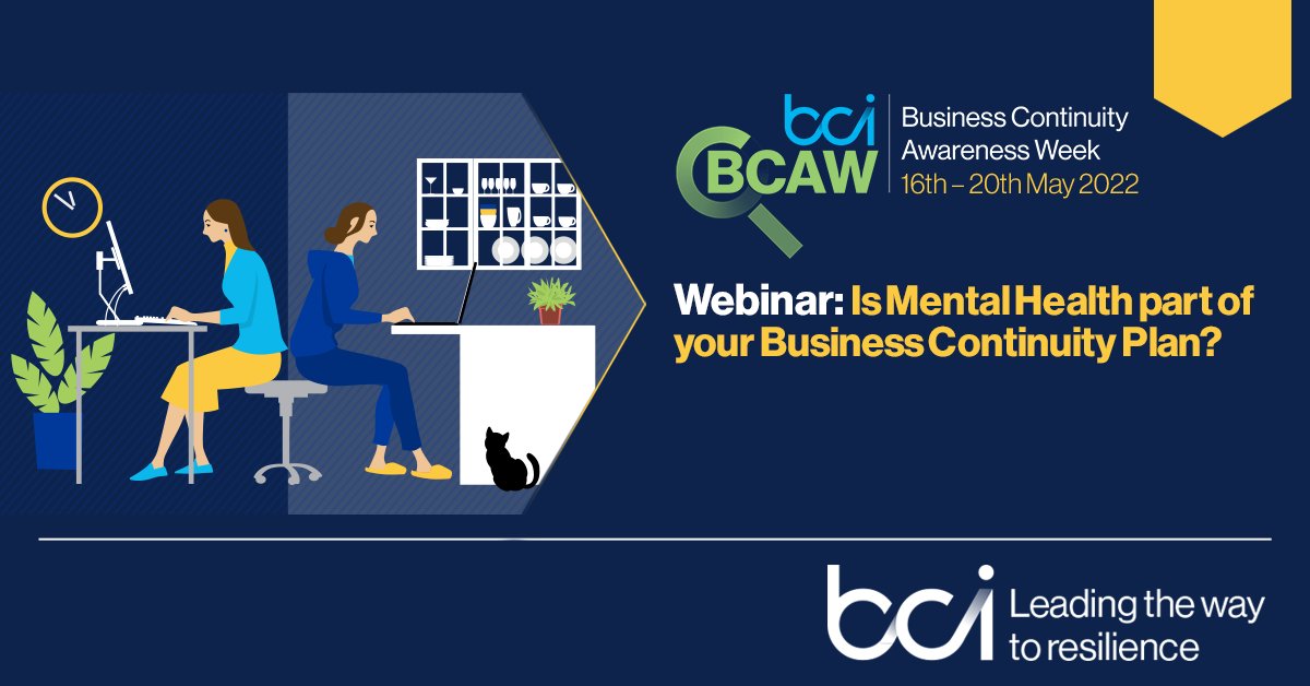 TheBCEye's tweet photo. In support of #WorldMentalHealthDay2022, we are pleased to reshare some resources that we hope will provide guidance to the #BusinessContintuity &amp; Resilience community: https://t.co/mDzjhfctBV https://t.co/DAeHoVkR14