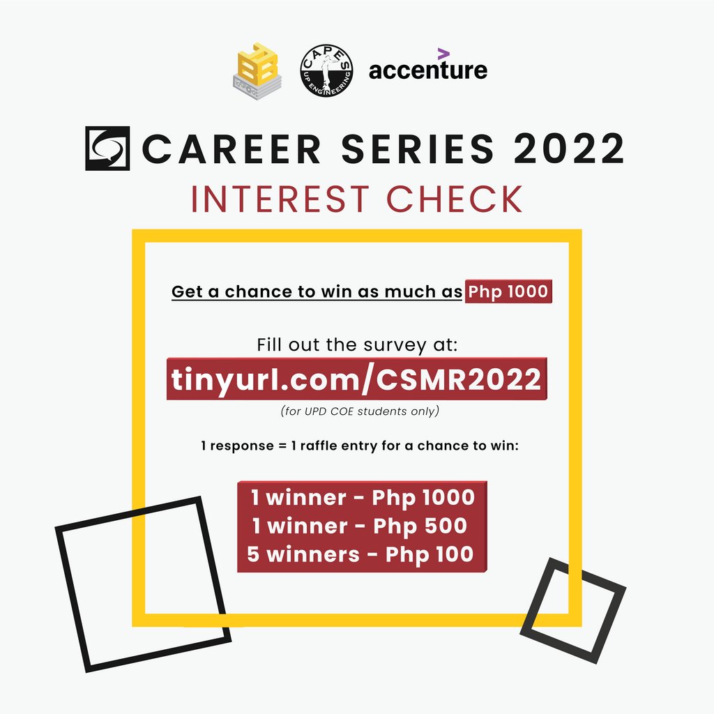 Let us help you #BuildYourBase! 💛

Answer our Market Research Survey at tinyurl.com/CSMR2022 (Open from Oct. 10 to 17 only).

Tell us what you think and help us build our events and services to fit your needs especially in the current transition to blended learning.