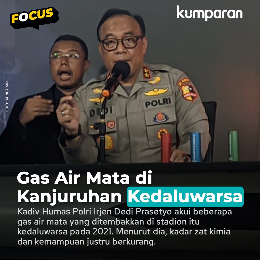 Polri akhirnya mengakui menggunakan gas air mata yang sudah kedaluwarsa pada tahun 2021, dalam tragedi di Stadion Kanjuruhan, Malang. Namun, diklaim gas air mata yang telah kedaluarsa tidak berbahaya. #focus #babakbarukanjuruhan #igp #TopNews bit.ly/3SR8gS7