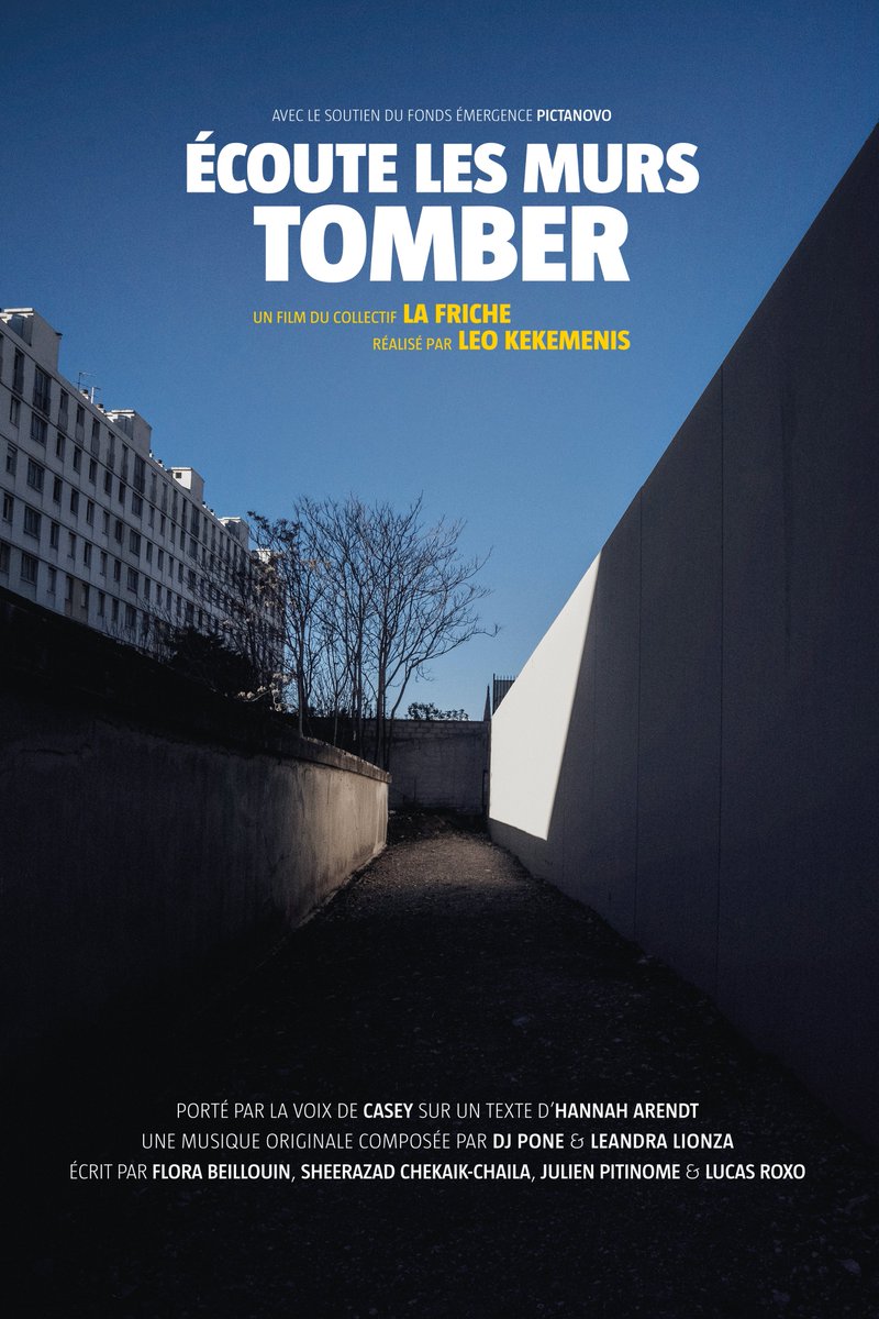 [FILM]

Écoute les murs tomber, le film réalisé par le collectif La Friche à Calais et à Marseille, commence sa tournée.

On prend tous les contacts de salles, de collectifs ou de lieux qui pourraient organiser des projections (lafriche.co@gmail.com).

⬇️