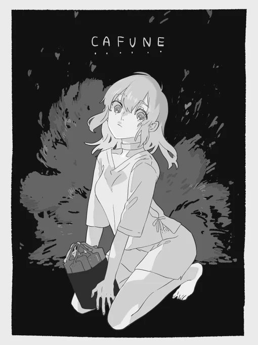 #描いた絵をモノクロにするとかっこいい
そうでもないな 