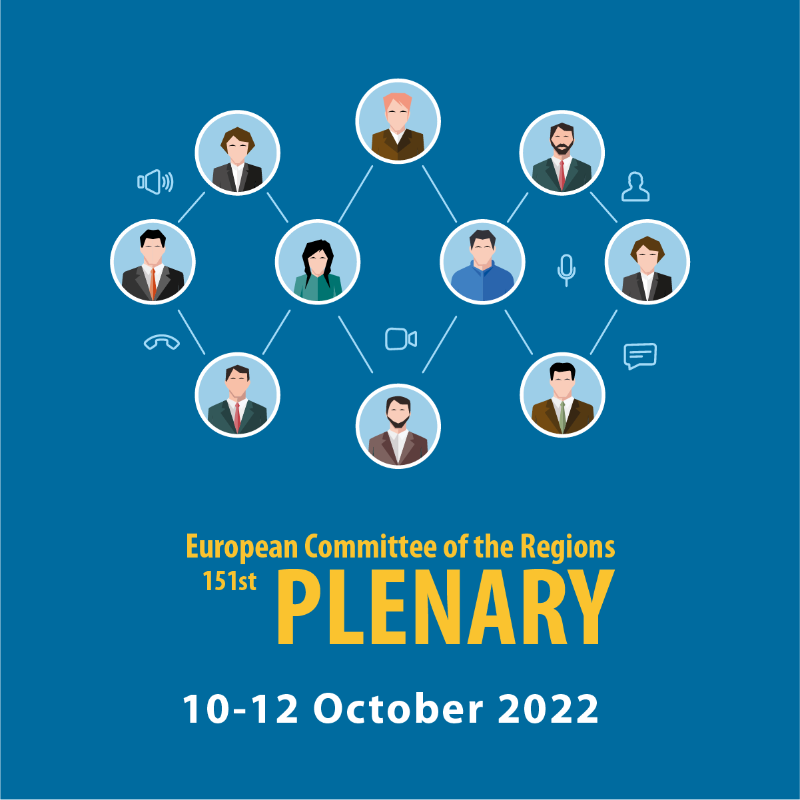 EU_CoR's tweet photo. Day 3️⃣ of the #CoRplenary kicks off at 9 a.m. with debates on
🔹 #COP27 with @BasEickhout
🔹 #FutureofEurope with @dubravkasuica
🔹 #CohesionAlliance with @ElisaFerreiraEC
🎥 Follow the discussions live on our website.