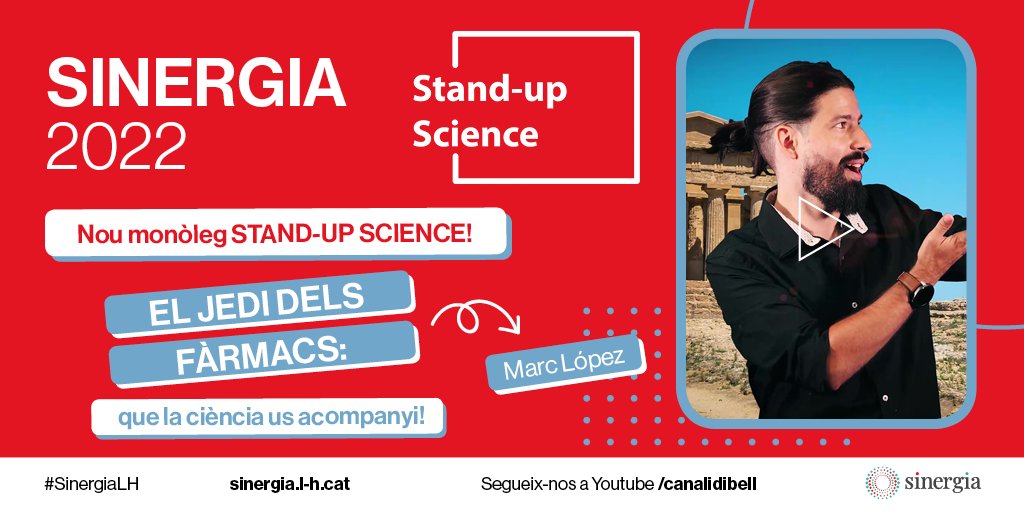 idibell_cat's tweet photo. Com sap un fàrmac on ha d'actuar❓

En Marc López és investigador de l'@idibell_cat i és un jedi dels fàrmacs 💫

Encetem la 4t temporada del #StandUpScience parlant de #fotofarmacologia. Que no saps que és?👇

🎥https://t.co/caZDru8HN7
@MarcLopezCano https://t.co/lwmAcAKMVg