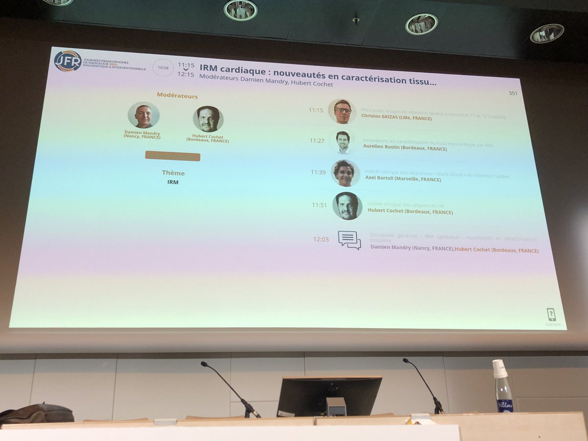 En direct des Journées Francophones de Radiologie #paris #palaiscongres <a href="/ihu_liryc/">IHU Liryc</a> <a href="/CHUBordeaux/">CHU de Bordeaux</a>