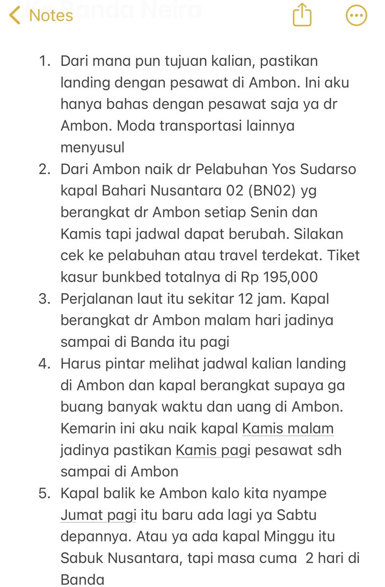 euniceapril's tweet photo. Sedikit bayangan tentang bagaimana ke Banda Neira dan aku kini paham kenapa banyak yg akhirnya jiper dan mundur duluan, selain krn biaya jg https://t.co/KbKU4aeIgN