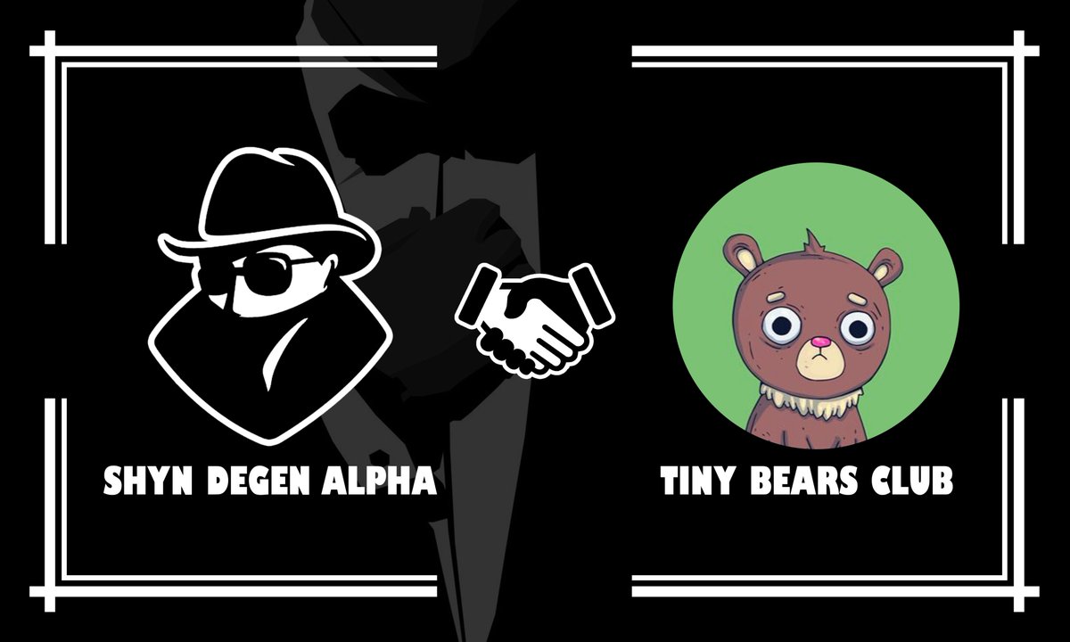 RabbitXAlpha's tweet photo. 🎁 Tiny Bears Club x Shyn Degen Alpha 🎁

🎁 2x Whitelist Spot

To Enter :
Follow 
- @TinyBearsClub
- @ShynDegenAlpha
- @TanNguyenR

- Retweet , Like , Tag Friend

Reward 6 hours! ⏰

#NFT #NFTGiveaway https://t.co/vDediRJ8j5