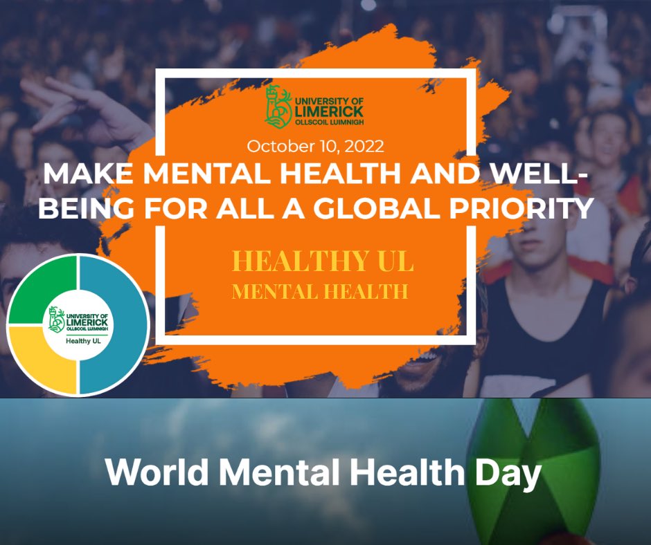 HealthyUL (@healthy_ul) on Twitter photo Wold Mental Health Day (10th October) - make Mental Health and Well-being for all a global priority #HealthyUL #WorldMentalHealthDay #Limerick <a href="/UL/">University Of Limerick</a> ul.ie/about-ul/healt… Wold Mental Health Day (10th October) - make Mental Health and Well-being for all a global priority #HealthyUL #WorldMentalHealthDay #Limerick <a href="/UL/">University Of Limerick</a> ul.ie/about-ul/healt…