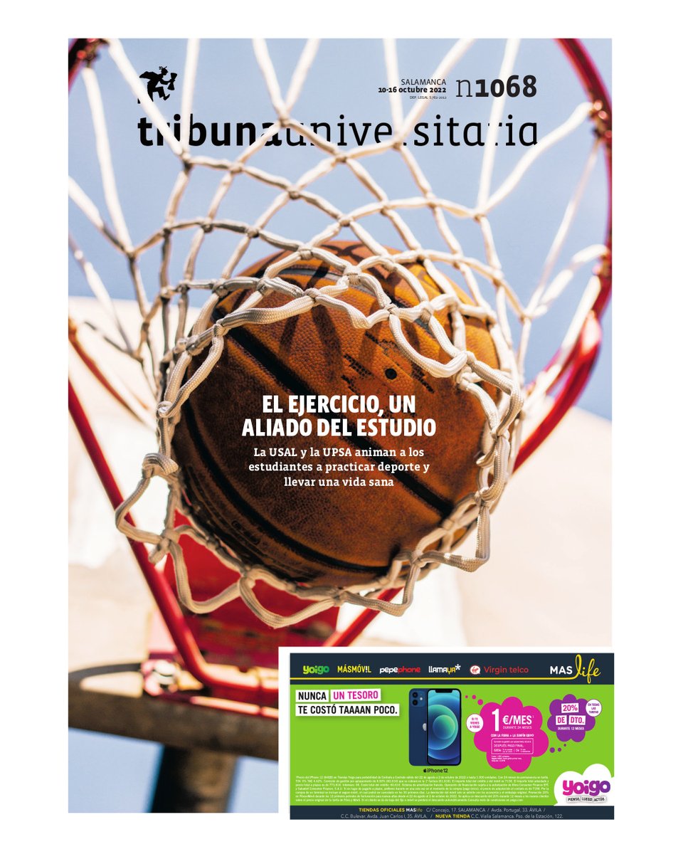 TribunaUni's tweet photo. 🏀Consulta todas las actividades deportivas a las que tienes acceso en @usal

🏆La UPSA, preparada para acoger la Fase Final del Trofeo Rector @deportesUPSA 

#universidad #estudiantes #deportes #senderismo #montañismo #escalada #trofeorector #cdus #atletismo #fútbol https://t.co/SDAU3TXzvO