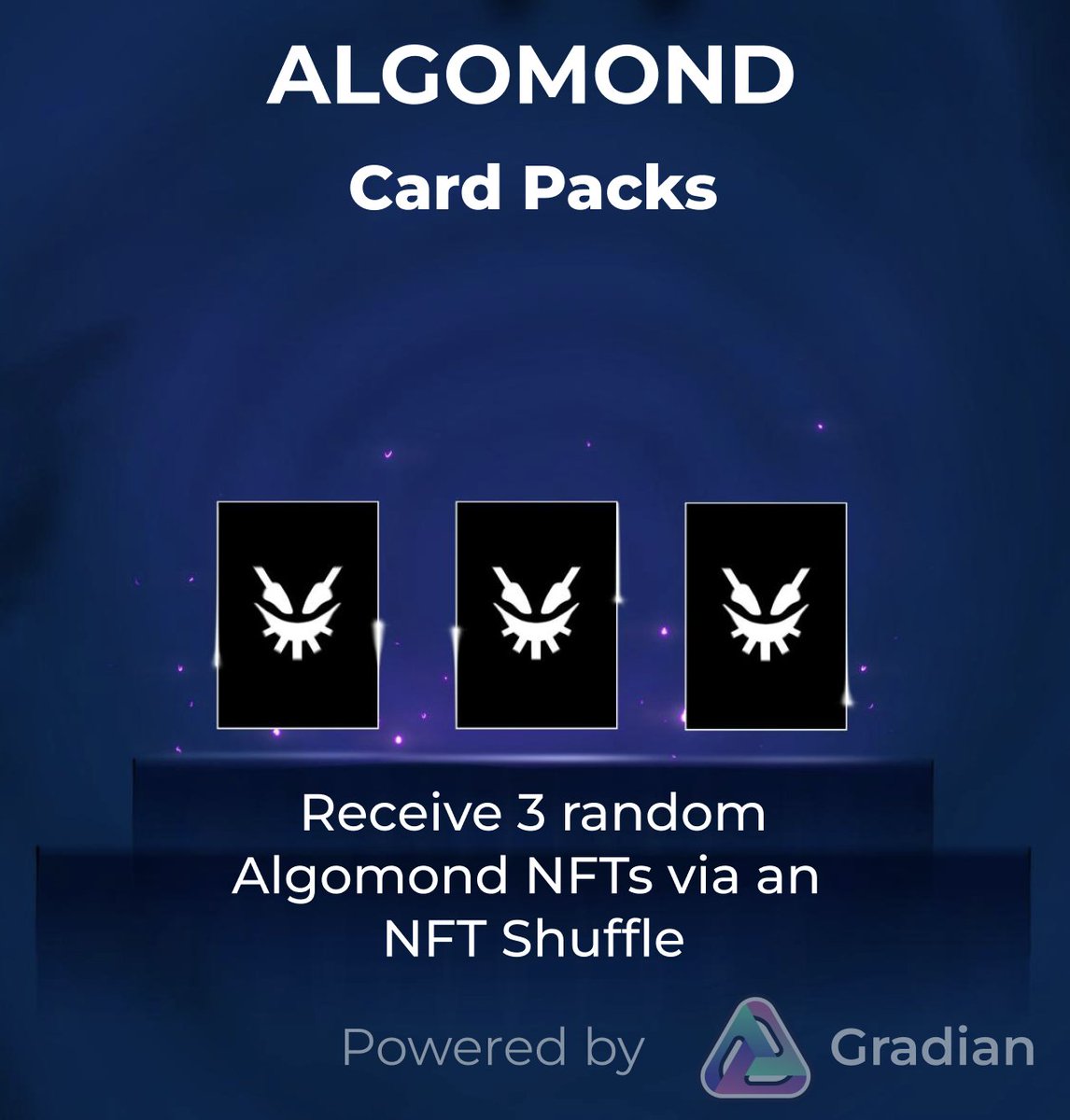 GradianTech's tweet photo. Sneak peak of the Algomond loot box system powered by Gradian’s Loot Box API, which enables in-game NFT Shuffles.

#algo #algorand #algofam #AlgorandHasNFTs https://t.co/Jk8U2PLzbV