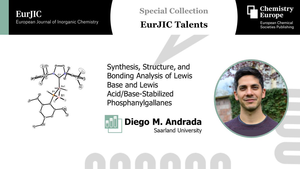 The report by Diego M. Andrada @ICCGroup2 and co-workers on Lewis base and Lewis acid/base-stabilized phosphanylgallanes is showcased in #EurJICTalents #openaccess @Saar_Uni …mistry-europe.onlinelibrary.wiley.com/doi/10.1002/ej…