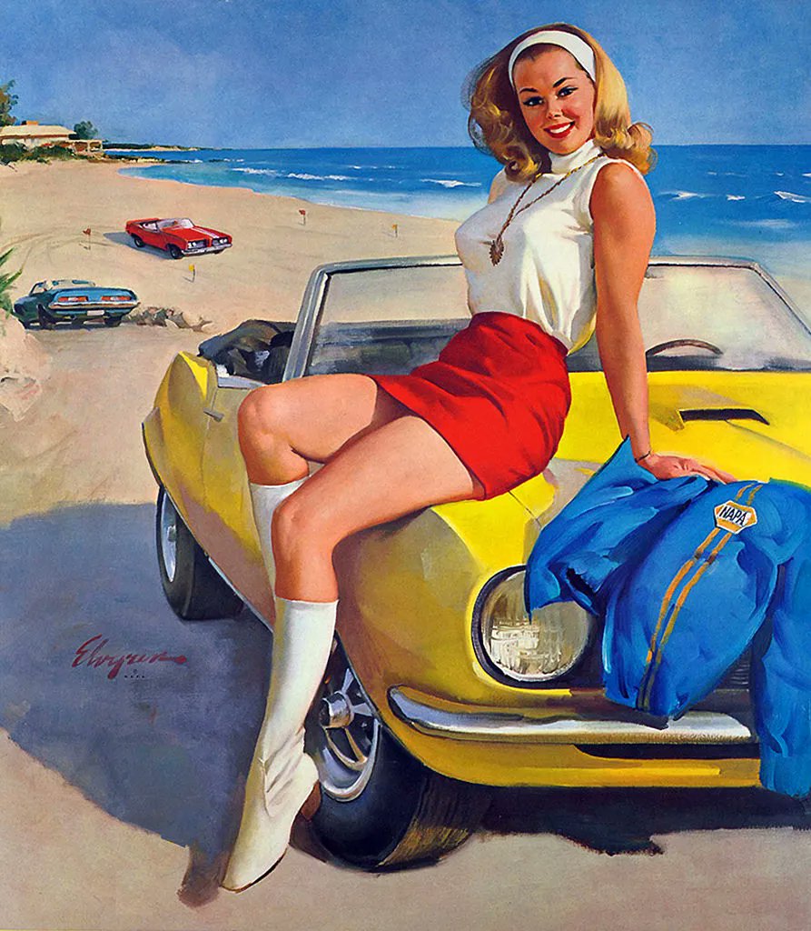 Gil Elvgren машина