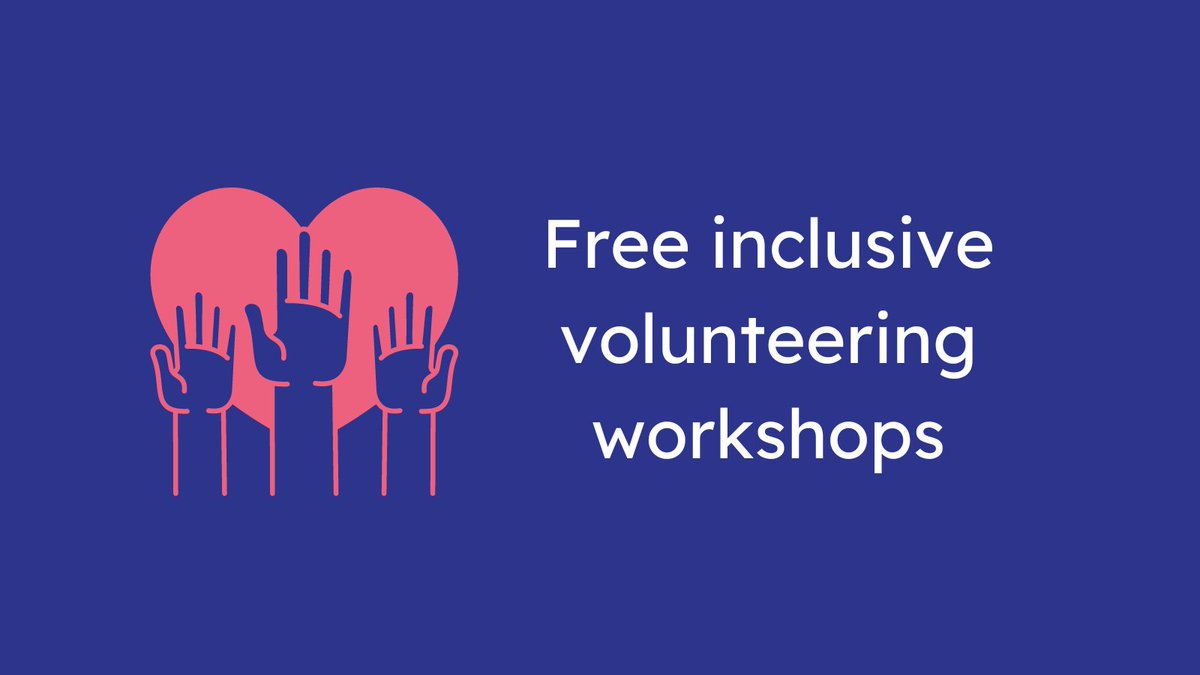 📢Last chance to apply for our free inclusive volunteering workshops! 10 organisations will have the opportunity to work with @AAIEmploy on identifying & addressing barriers to volunteer engagement. Read more & express your interest in participating: bit.ly/InclusiveVolWk…