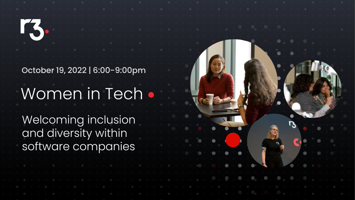 inside_r3's tweet photo. Are you curious to learn more about female representation in the tech industry? Now is your chance - join us in our London office for our first-ever Women in Tech event on October 19! Learn more and register here: https://t.co/OHNgxQ2nN2 https://t.co/63B3JZ5gco