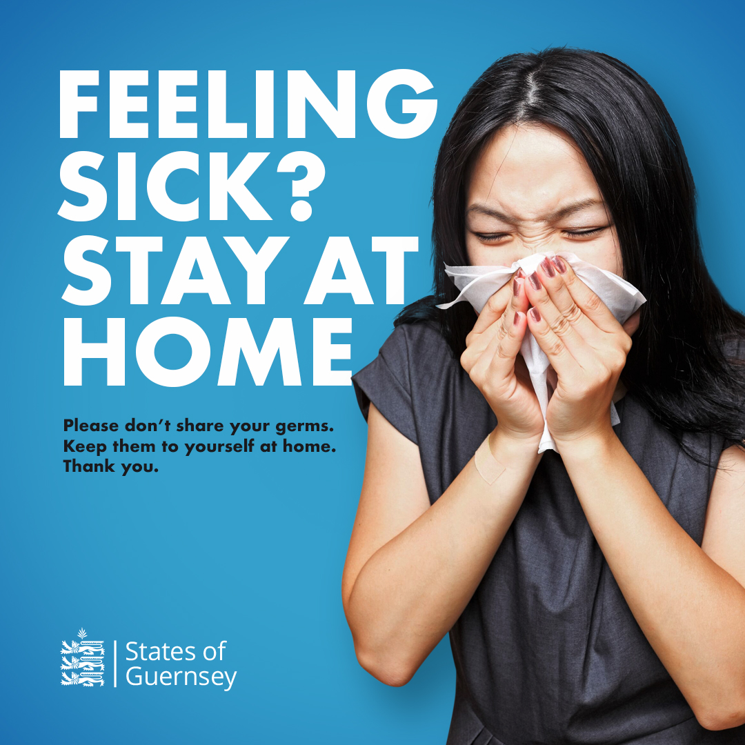 States of Guernsey on X: If you are feeling unwell, or have tested  positive for COVID-19, please stay at home. Staying at home when you are  unwell is simply the best way